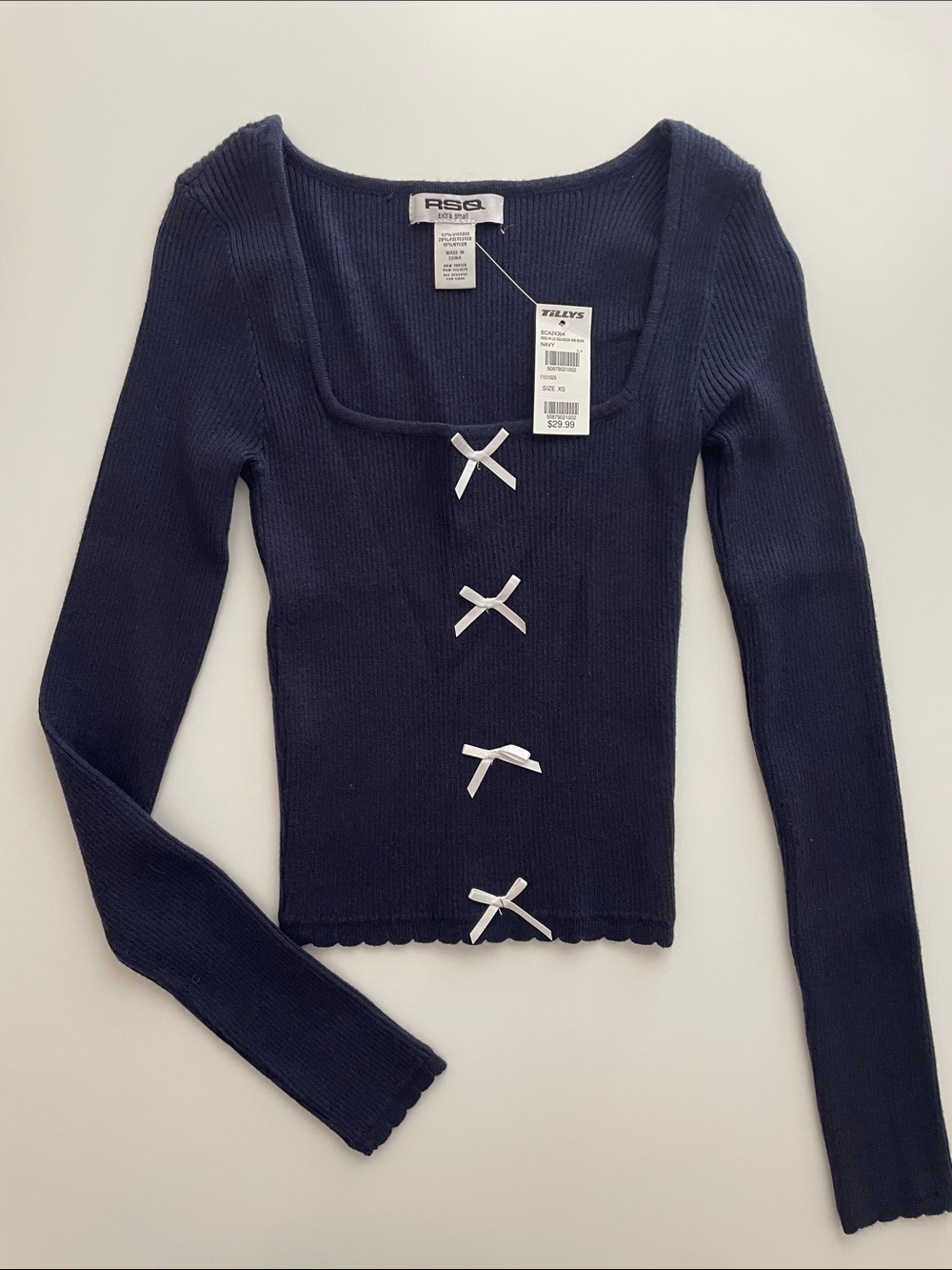 NWT RSQ Long Sleeve Sweater Top